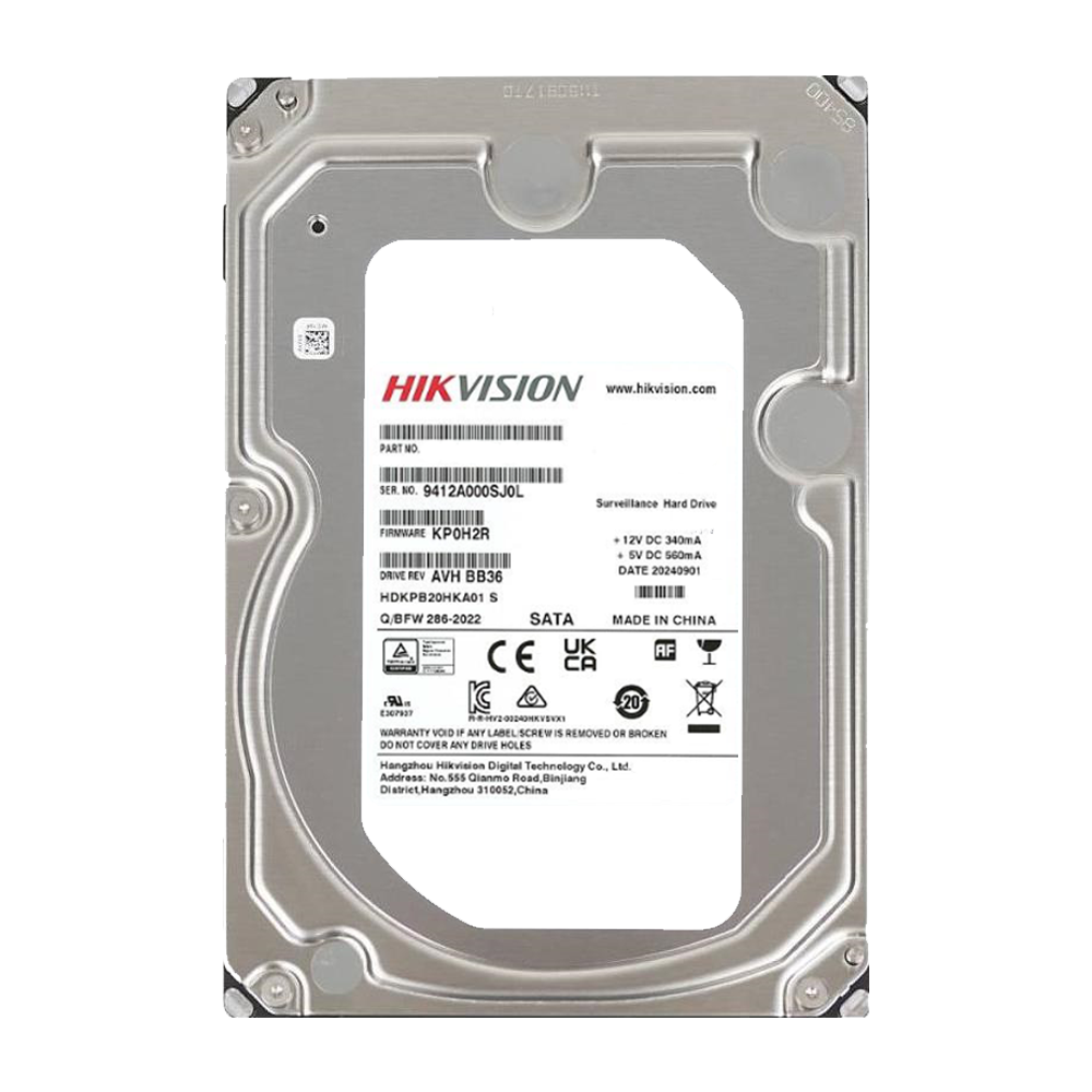 HDD - 8TB, SATA HDD Hikvision • DS80HKVS-VX1