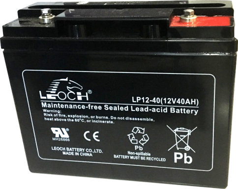 Rechargeable Lead Acid UPS Battery 12V/40AH - Leoch
