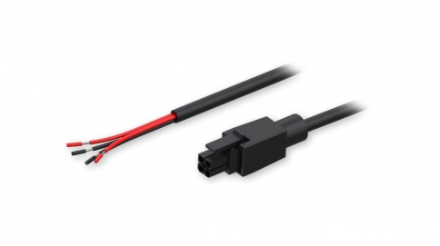Power cable with 4-way open wire