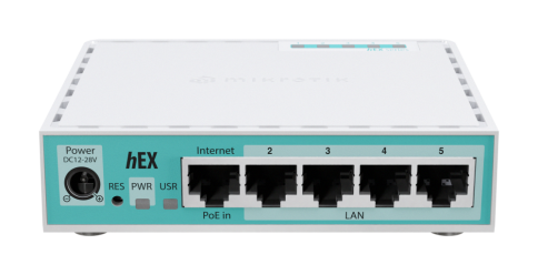 Router  hEX refresh - Dual Core CPU, 5x Gigabit Port, MikroTik 