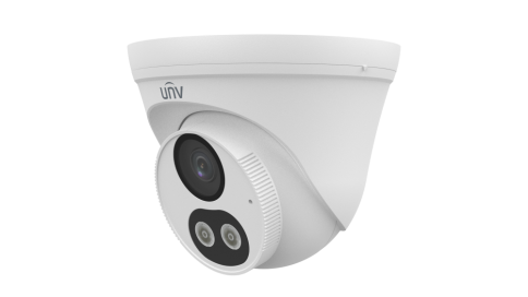 IP კამერა - 4მპ, 2.8მმ, Turret, Mic, SD, ClorHunter, Uniview  