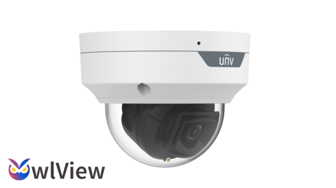 IP Camera - 4MP, 2.8mm, Dome, UMD, Mic, IK10, Wise-ISP, Uniview 