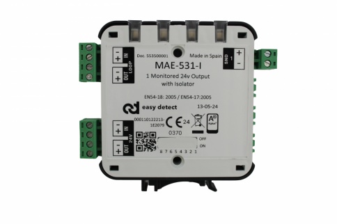 სამისამართო I/O მოდული (1 - 24V გამომსვლელით)