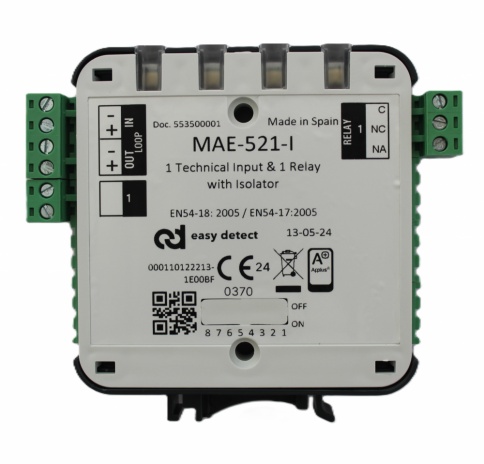 სამისამართო I/O მოდული (1 შემსვლელით და 1 გამომსვლელით)