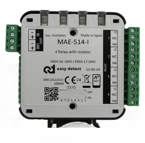 სამისამართო I/O მოდული (4 გამომსვლელით)