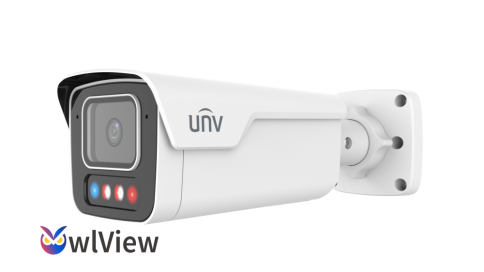 IP Camera - 4MP, 2.8mm, Bullet, Mic, Speaker, SD, ANR, UMD, IK10, Wise-ISP, Uniview