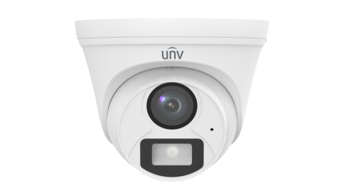 Analog Camera 2MP 2.8mm, Turret, ColorHunter Warm Light, Mic, Uniview