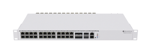 მართვადი სვიჩი - CRS326, L3, 20x 2.5G eth, 2x 40G QSFP+, MikroTik
