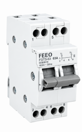 Manually Transfer Switch 63A 2P+2P