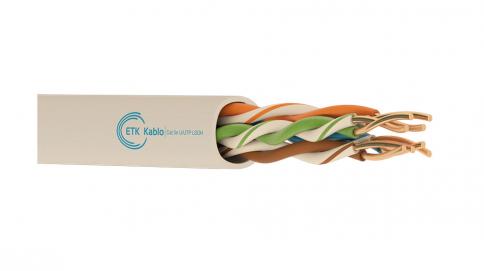 ქსელის კაბელი - Cat5e UTP 24AWG LSZH 100% სპილენძი შიდა გამოყენების 305 მეტრი