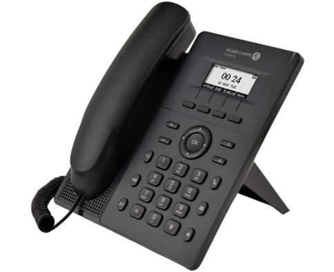 IP ტელეფონი - 2 SIP ანგარიში, HD აუდიო, PoE, Alcatel (კვების ბლოკის გარეშე) 