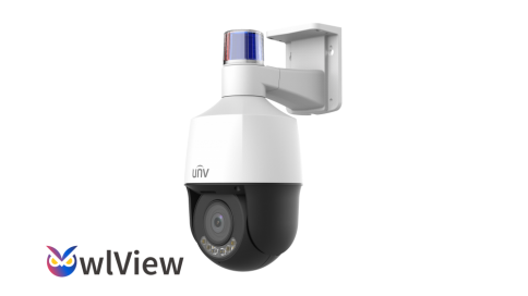 IP კამერა - 4მპ, Dome, PTZ, 5x, SD, Mic, IR40, Tri-Guard,  Wise-ISP, Uniview